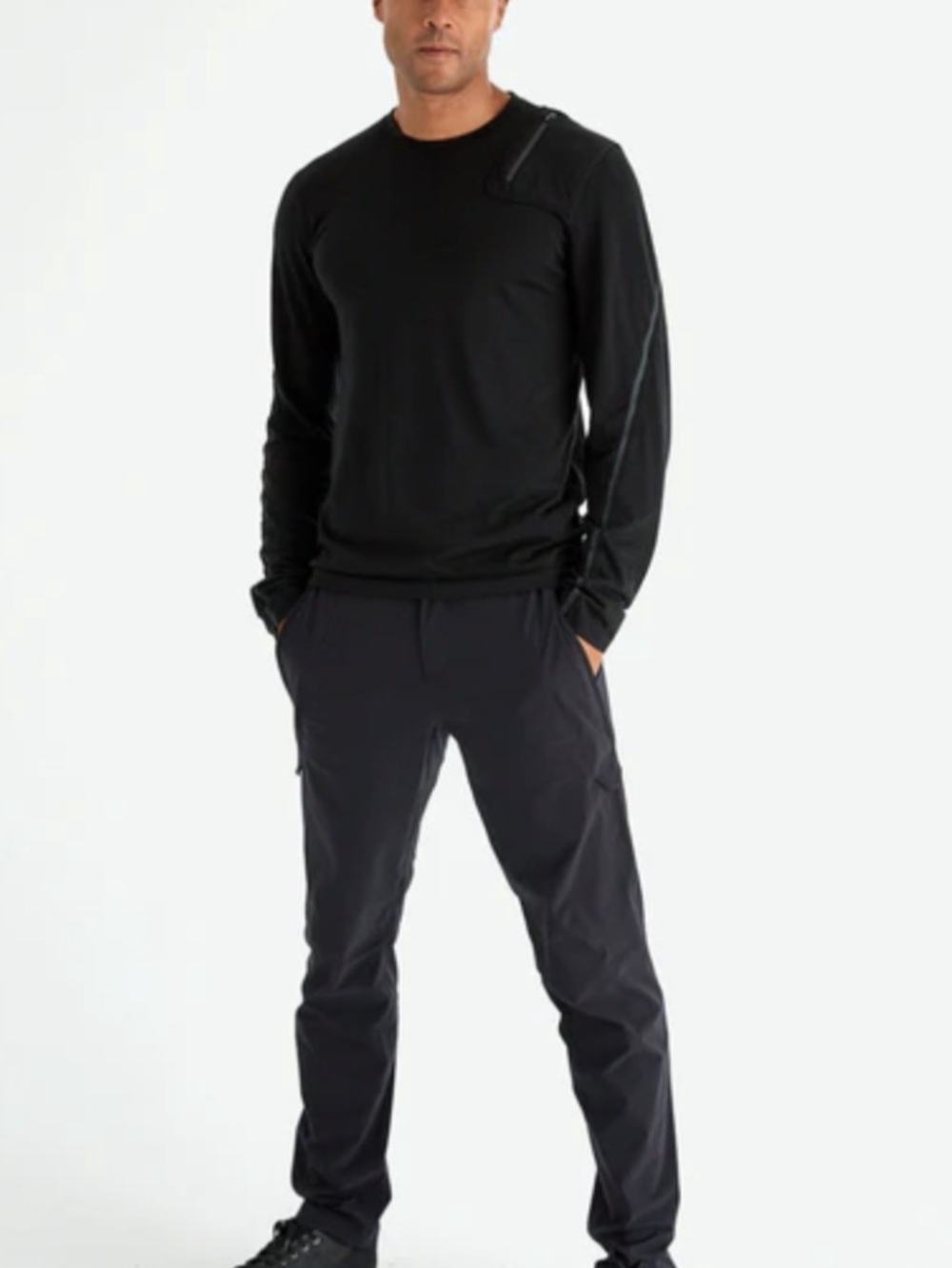 Paskho Men's Black Jogger Sweatpants